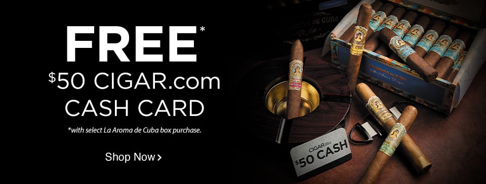 FREE $50 CIGAR.com Cash | Shop Now!