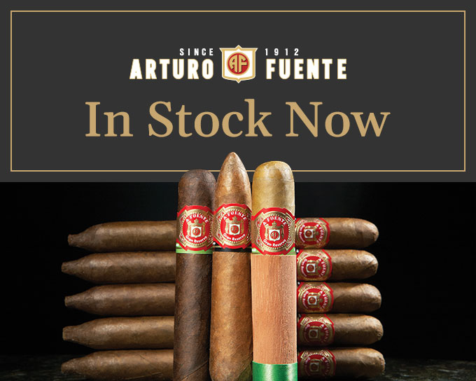 Arturo Fuente is in stock now |Shop for some of the best premiums on the market | Shop Now!