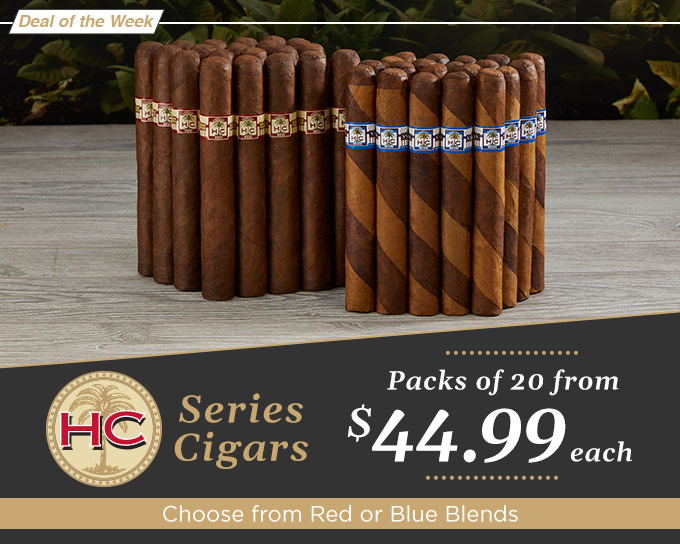 HC Series Cigars packs of 20 from $44.99 | Get a deal on a great bundle | Shop Now!