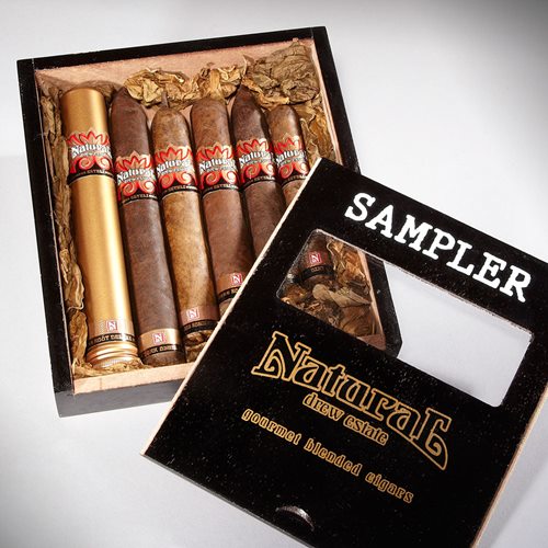 Natural by Drew Estate Sampler Box of 6 Cigar Samplers