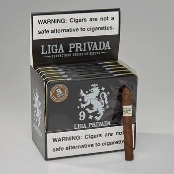 Search Images - Drew Estate Liga Privada No. 9 Coronets (Cigarillos) (4.0"x32) Pack of 50