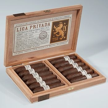 Search Images - Drew Estate Liga Privada T52 Flying Pig (Perfecto) (3.9"x60) Box of 12