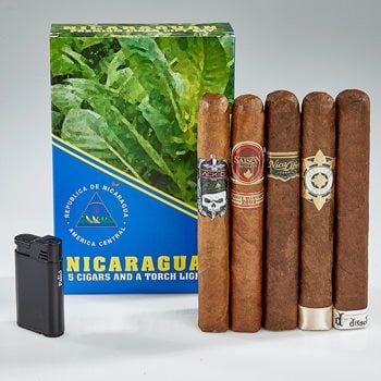 Search Images - Nicaraguan Gift Set  5 Cigars + Lighter