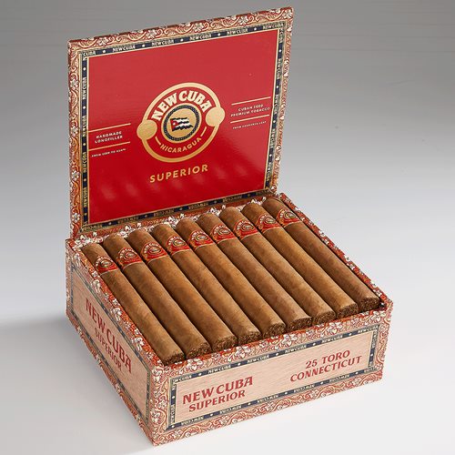 New Cuba Superior Connecticut Toro (6.0"x50) Box of 25