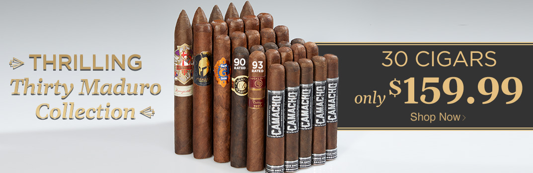 Try the Thrilling Thirty Maduro Collection - Shop Now!