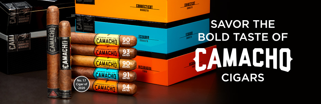 Savor the bold taste of Camacho cigars | Enjoy Camacho's selection of 90+ rated cigars | Shop Now!