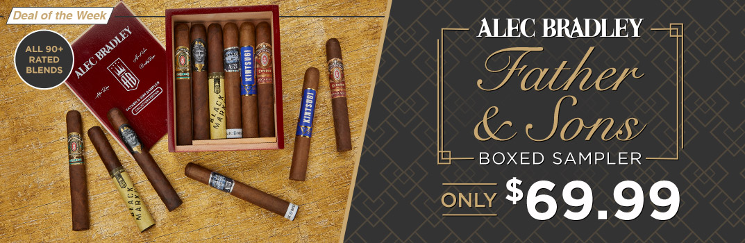 Alec Bradley Father & Sons Celebration | Father & Sons Boxed Sampelr Only $69.99 | Shop Now!