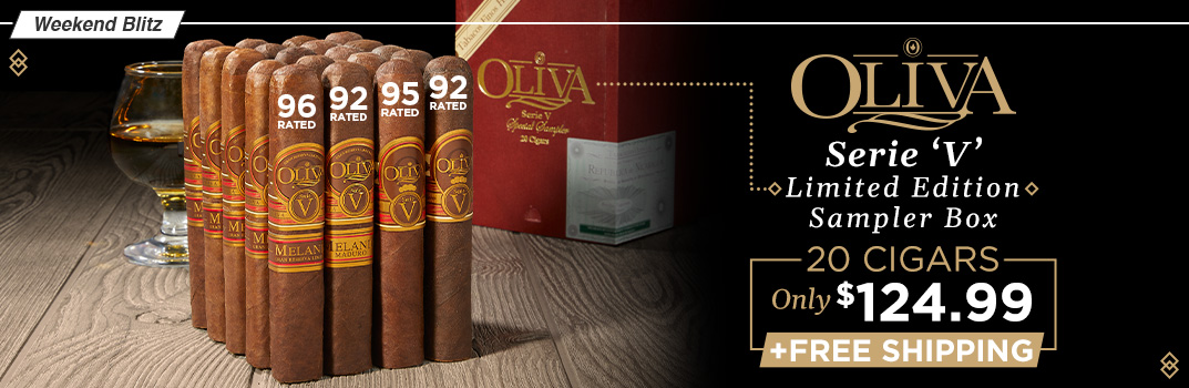 Oliva Serie 'V' Limited Edition Sampler Box | Just $124.99 + FREE SHIPPING | Shop Now!