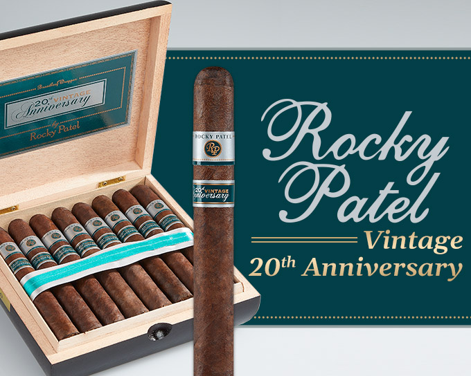 Celebrate 20 Years of Vintage with Rocky Patel | Shop Now!