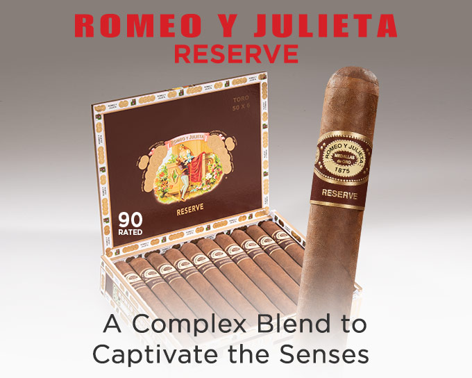 Fall in Love with Romeo y Julieta 90+ Rated Premiums | Shop Now!