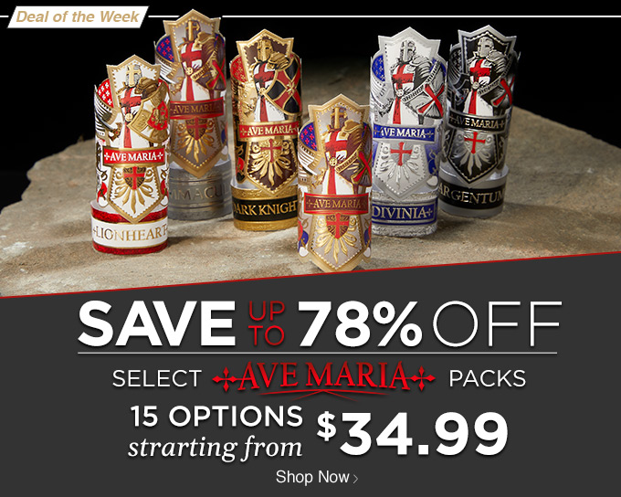 Ave Maria Packs on SALE | Shop Now!