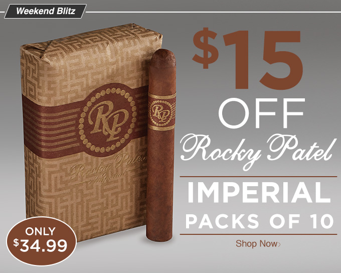 $15 OFF Rocky Patel! | Shop Now!