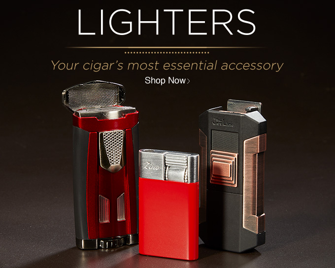 Lighters - Your cigar's most essential accessory - Shop Now!