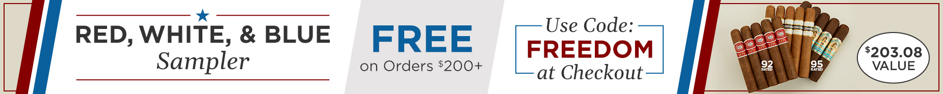 FREE Sampler! Code: FREEDOM on Orders $200+