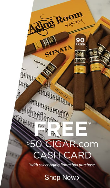 FREE $50 CIGAR.com Cash on Select Aging Room Box Purchases