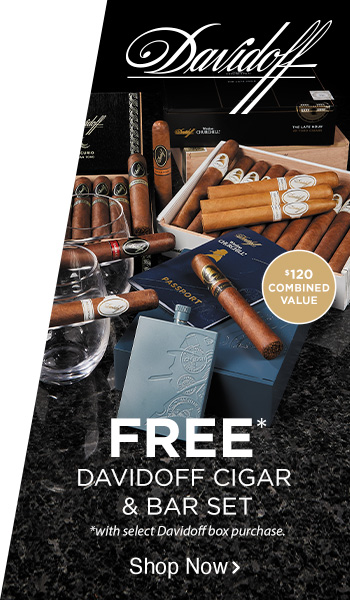FREE Davidoff Cigar & Bar Set with Select Box Purchase | Shop Now!