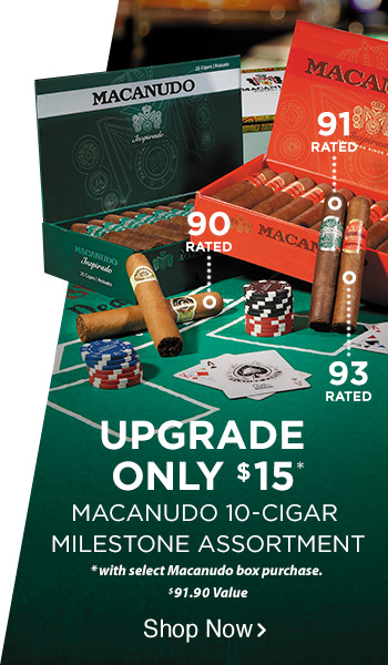 Macanudo 10-Cigar Milestone Assortment - Shop Now!