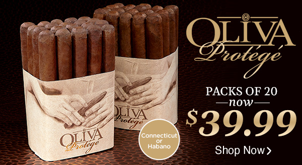 Oliva Protégé | Bundles of 20 now $39.99 | Connecticut or Habano
