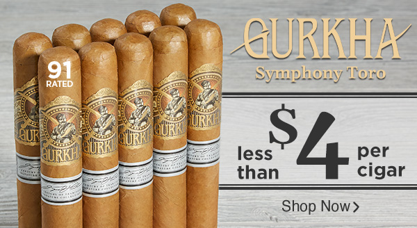 Gurkha Symphony Toro PK10 | 10 Cigars less than $4 apiece