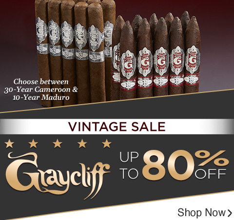 Graycliff 10-Yr Vintage Maduro Pirate/Graycliff 30-Year Vintage PG: Up to 80% Off