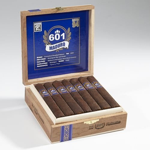 601 Blue Box-Pressed Maduro Cigars