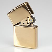 Zippo Lighter - High Polish Brass