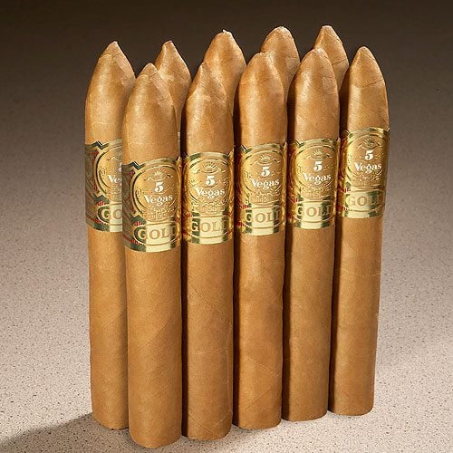 5 Vegas Gold Torpedo Cigars