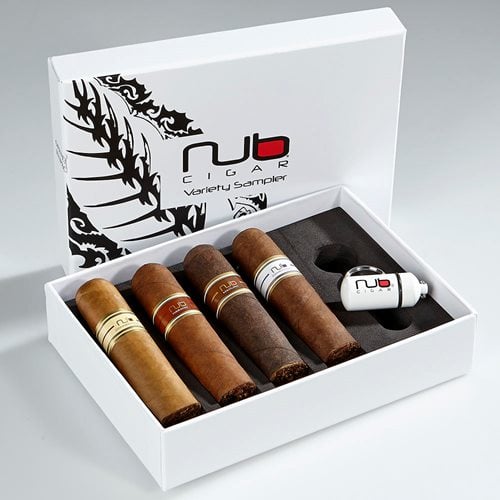 Nub 4-Cigar Taster Pack + Punch Cutter Cigar Samplers