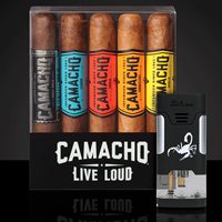Camacho Robusto Variety Set + Lighter Cigar Samplers