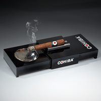 Cohiba Sliding Humidor/Ashtray Gift Set Cigar Accesories