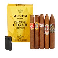 Medium Body Gift Set  5 Cigars