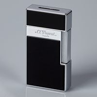 S.T. Dupont Big D Lighter - Black/Chrome 