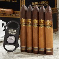 Tabak Especial Cafe con Leche + Palio Cutter  5 Cigars + Cutter