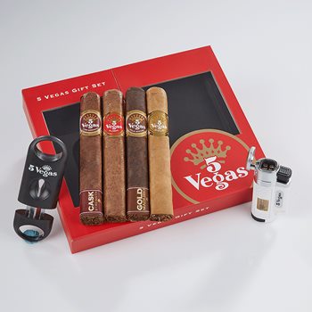 Search Images - 5 Vegas Lighter + Cutter Gift Set  4 Cigars + Lighter + Cutter