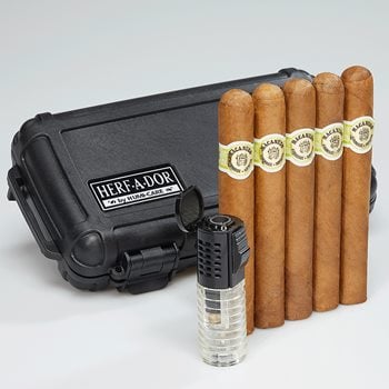 Search Images - Big Brand Travel Combo: Macanudo  5 Cigars + Lighter + Travel Humidor