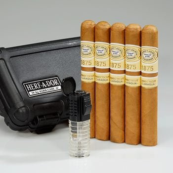 Search Images - Big Brand Travel Combo: Romeo y Julieta  5 Cigars + Travel Humidor + Torch