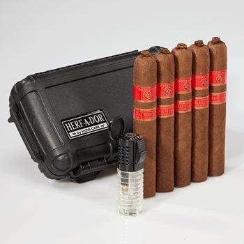 Search Images - Big Brand Travel Combo: Rocky Patel  5 Cigars + Travel Humidor + Torch