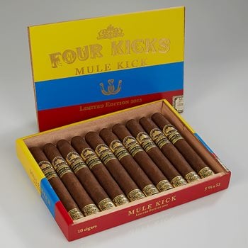 Search Images - Four Kicks Mule Kick LE 2023 (Robusto Extra) (5.9"x52) Box of 10