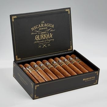Search Images - Gurkha Nicaragua Series Robusto (5.0"x52) Box of 20