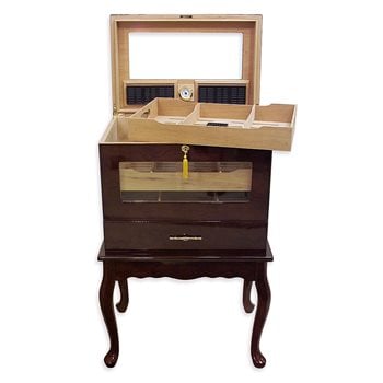 Search Images - Indulgence End Table Aging Humidor  500 Cigar Capacity