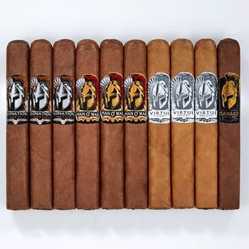 Search Images - Man O' War Box-Pressed 10 Cigar Sampler  10 Cigars