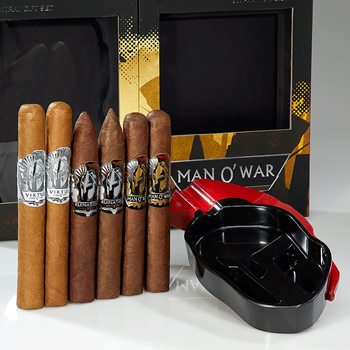 Search Images - Man O' War Ashtray Gift Set  6 Cigars + Ashtray