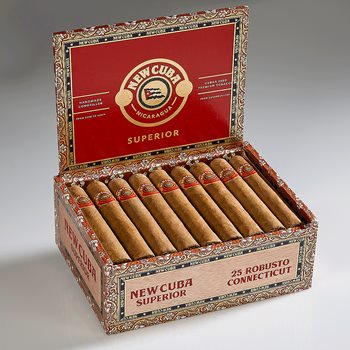 Search Images - New Cuba Superior Connecticut Robusto (5.0"x50) Box of 25