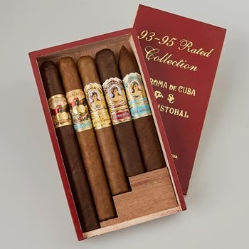 Search Images - La Aroma de Cuba/San Cristobal 93-95 Rated Sampler  5 Cigars