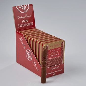 Search Images - Rocky Patel Vintage '90 Juinors (Petite Corona) (4.0"x38) Pack of 50