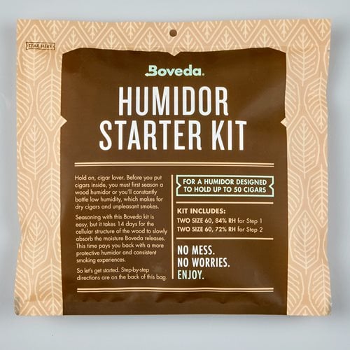 Boveda Humidor Starter Kit 50 Count  Humidification
