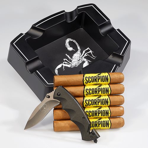 Camacho Scorpion Shade, Blade, and Ashtray Set Cigar Accessory Samplers
