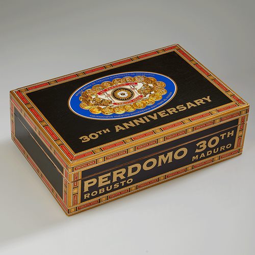 Perdomo 30th Anniversary Box-Pressed Maduro Robusto (5.0"x54) Box of 30